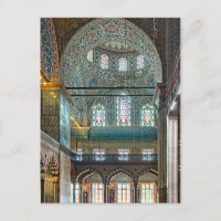 Mosquée du Sultan Ahmed. Design d'intérieur.