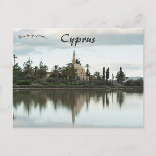 Carte Postale Mosquée Hala Sulta Tekke Lac Salé Larnaca Chypre