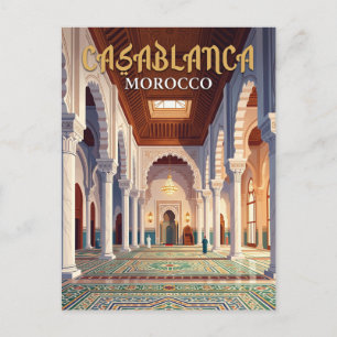 Carte Postale Mosquée Hassan II Maroc