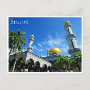 Carte Postale mosquée kiarong brunei