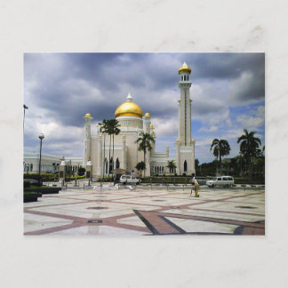 Carte postale Mosquée Omar Ali Saifuddin à Brunei