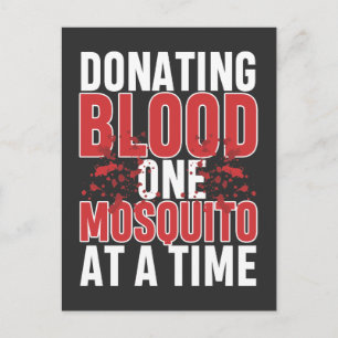 Carte Postale Mosquito Camper Nature Aventure Randonnée pédestre