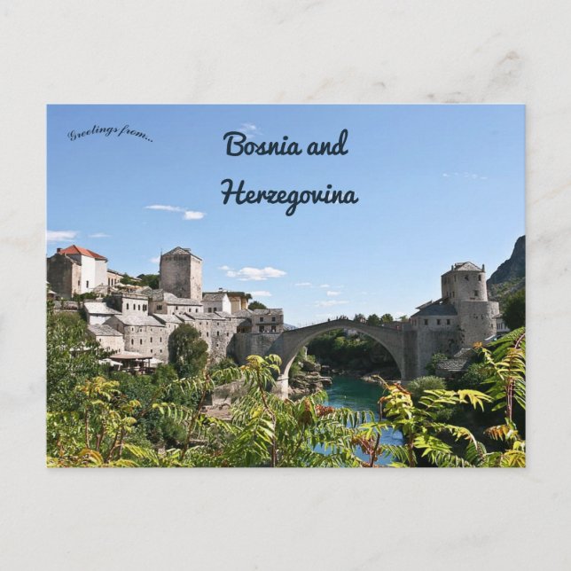 Carte Postale Mostar Bosnie-Herzégovine (Devant)