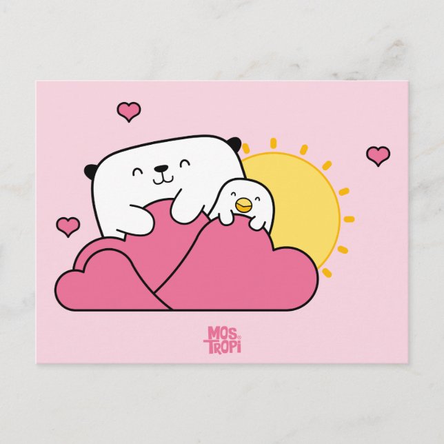 Carte Postale Mostropi│Opi y Kipi Valentín (Devant)