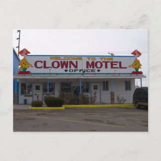 Carte Postale Motel de clown