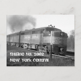 Carte Postale moteur1002, moteur no 1002New York Central