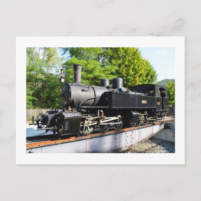 Carte Postale Moteur à vapeur (Devant)