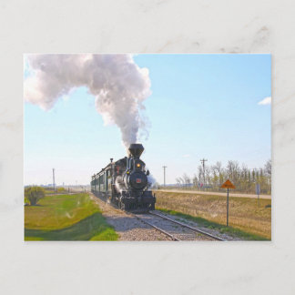 Carte Postale Moteur à vapeur central pour chien des Prairies #3