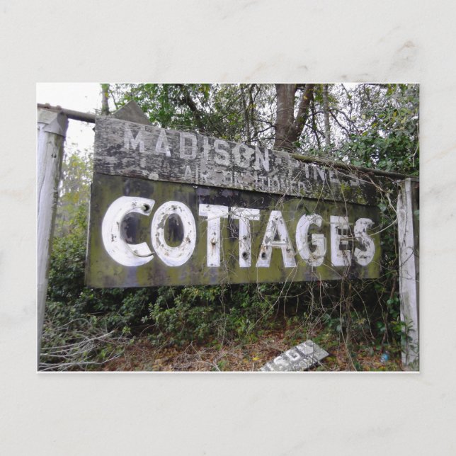 Carte Postale Moteur abandonné (Devant)