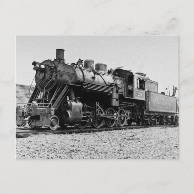 Carte Postale Moteur ferroviaire Lake Superior & Ishpeming #20 (Devant)