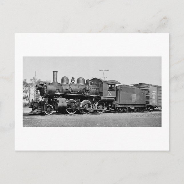 Carte Postale Moteur ferroviaire national canadien 92 Port Dover (Devant)