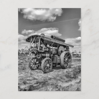 Carte Postale Moteur Showmans "Lord Nelson" Noir et blanc