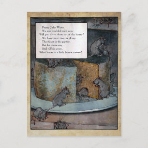 Carte Postale mother goose nursery rhyrhys 8