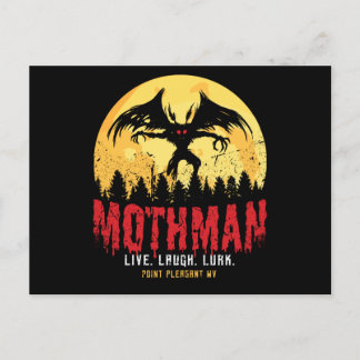Carte Postale Mothman Vintage Cryptid Point Agréable cadeau