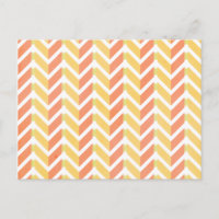 Motif 3D du chevron jaune et corail