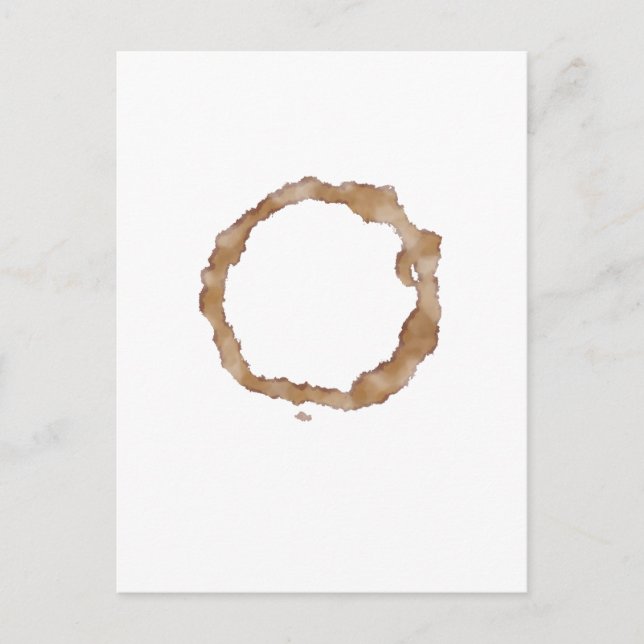 Carte Postale Motif à tôle de café (Devant)