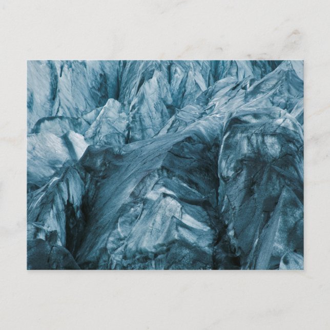 Carte Postale Motif Abstrait à Glacier | Islande (Devant)
