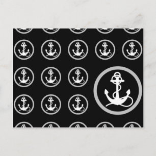 Carte Postale Motif Ancre