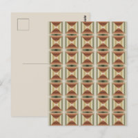 Motif artistique rayé de couleurs marron, vert et