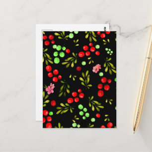 Carte Postale Motif Berries