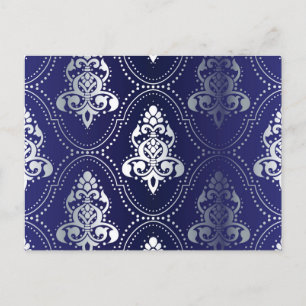 Carte Postale Motif Brocade