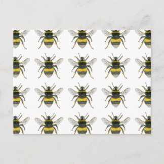 Carte postale Motif Bumble Bee