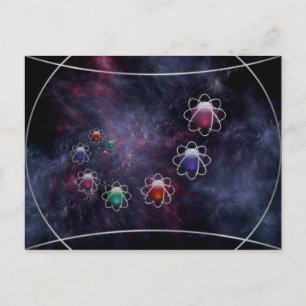 Carte postale Motif circulaire