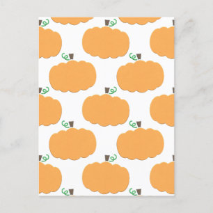 Carte Postale Motif citrouille