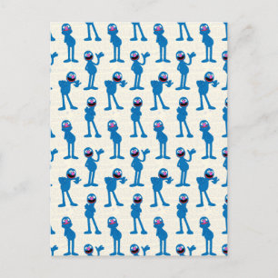 Carte Postale Motif Cute Grover