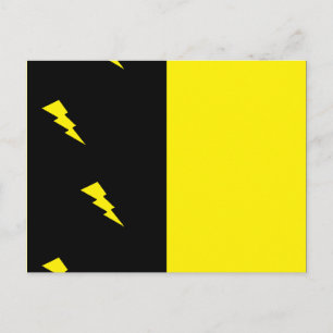 Carte Postale Motif de boulons de foudre