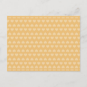 Carte Postale MOTIF de coeur GOLDEN