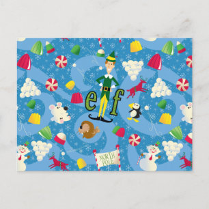 Carte Postale Motif de dessin animé Buddy l'Elf