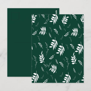 Carte Postale motif de feuille