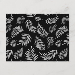 Carte Postale Motif de feuilles tropicales 4