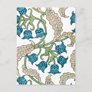 Carte Postale Motif de fleur de muguet Art nouveau 2 