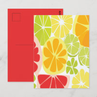 Motif de fruits d'agrumes