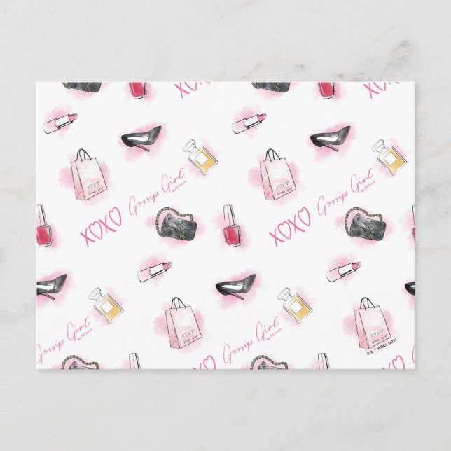 Carte Postale Motif de Maquillage Gossip Girl (Devant)