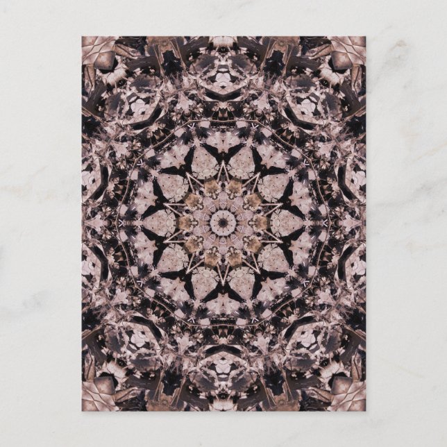Carte Postale Motif de paix (Devant)