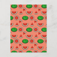 Motif de pastèque d'été