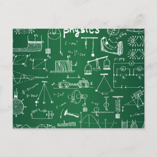 Carte Postale Motif de tableau de bord physique