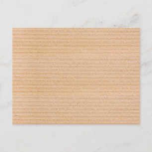 Carte Postale Motif de texture de boîte de carton amusant