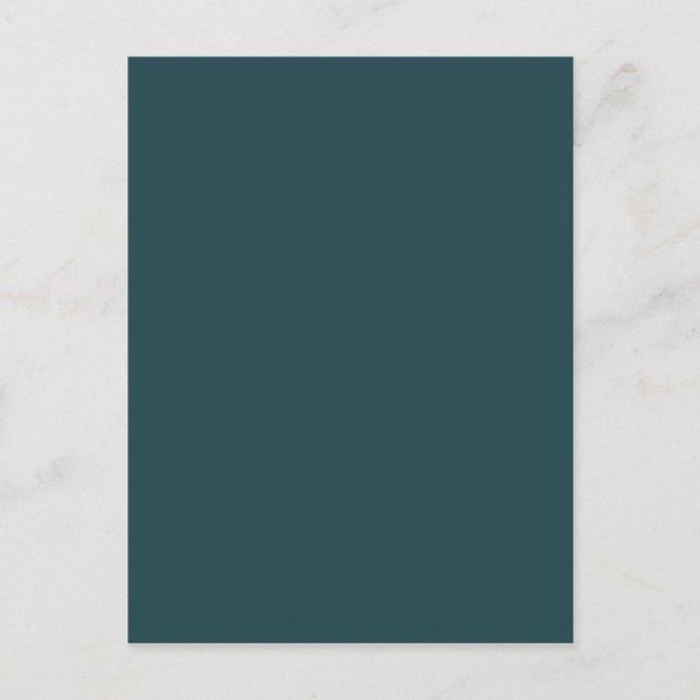 Carte Postale Motif d'épicéa bleu. Tendance des couleurs de mode (Devant)