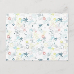 Carte Postale Motif d'été