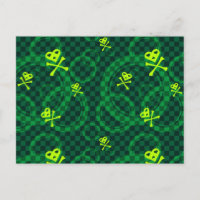Motif emo vert avec cercles