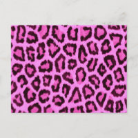 Motif empreinte de léopard rose