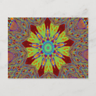 Carte Postale Motif ethnique d'Asie africaine