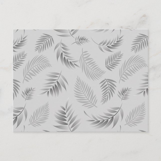 Carte Postale Motif Feuille tropical 5 (Devant)