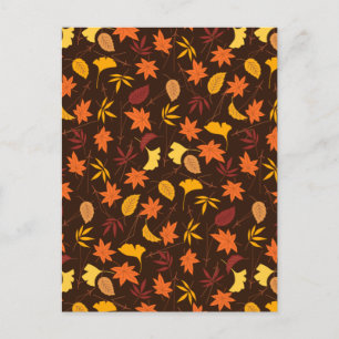 Carte Postale Motif Feuilles d'Érable-45947