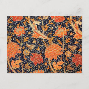 Carte Postale Motif floral vintage, William Morris