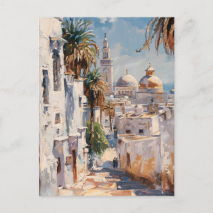 Carte Postale Motif impressionniste de Tunis